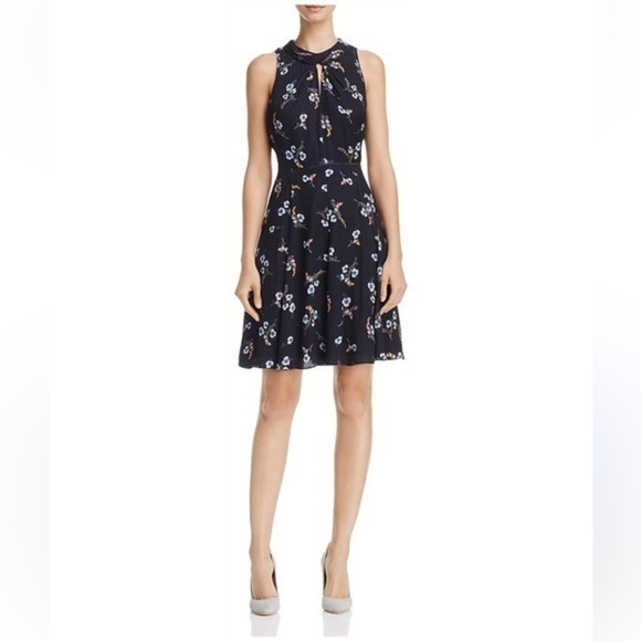 Rebecca Taylor Silk Natalie Floral Dress size 10 - Picture 1 of 16
